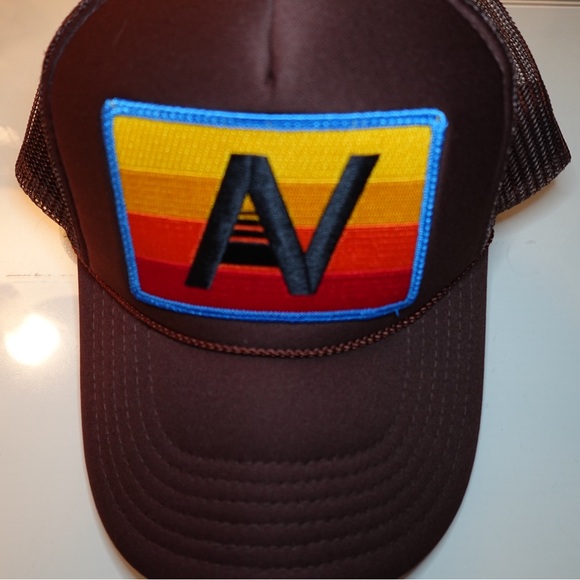 Aviator Nation - Logo Rainbow Vintage Brown Trucker Hat - Picture 6 of 8